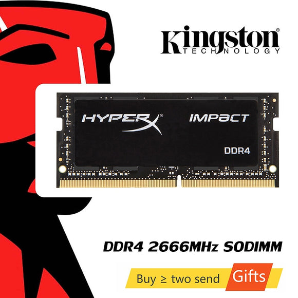Kingston HyperX Impact DDR4 SODIMM 2666MHz 8g 16g CL15 laptop memory 1.2V DRAM 260 pin Intel Gaming Notebook memory