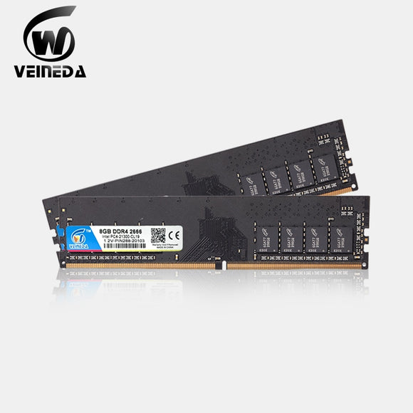 VEINEDA ddr4 8 gb PC Computer RAM  4GB 8GB  4G 8G  Memory DDR 4 PC4 2133 2400 2666Mhz Desktop DDR4 Motherboard Memoria 288-pin