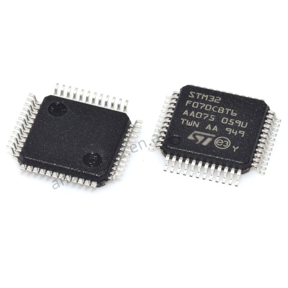 STM32F070CBT6 LQFP48 single chip microcomputer IC chip STMicroelectronics MCU integrated circuit