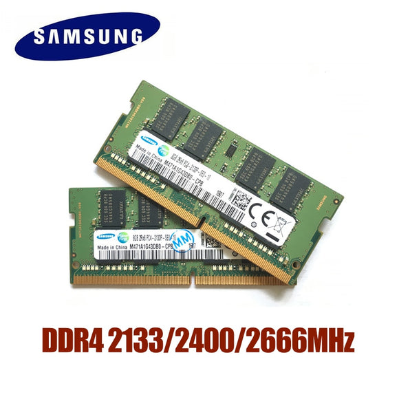 SAMSUNG DDR4 RAM 4GB 8GB 16GB 32GB Laptop Memory 2133 2400 2666 3200MHz 1.2V DRAM Stick for Notebook laptop