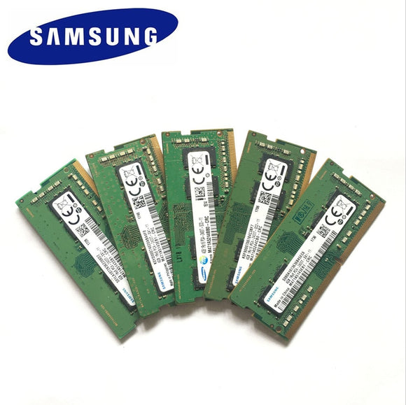 Samsung DDR4 4G Laptop Memory RAM 4GB PC4 2400T Memoria DRAM Stick for Notebook 100% Original