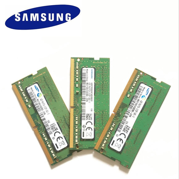 SAMSUNG DDR4 4G Laptop Memory RAM 4GB PC4 2133 2400 Memoria DRAM Stick for Notebook 100% Original