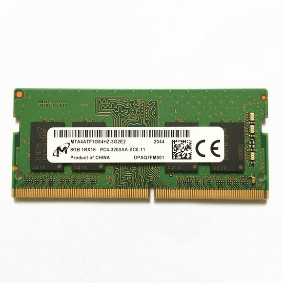 Micron  DDR4 8GB 3200MHz laptop ram 8GB 1RX16 PC4-3200AA-SC0-11 ddr4 3200mhz 8gb memory for laptop