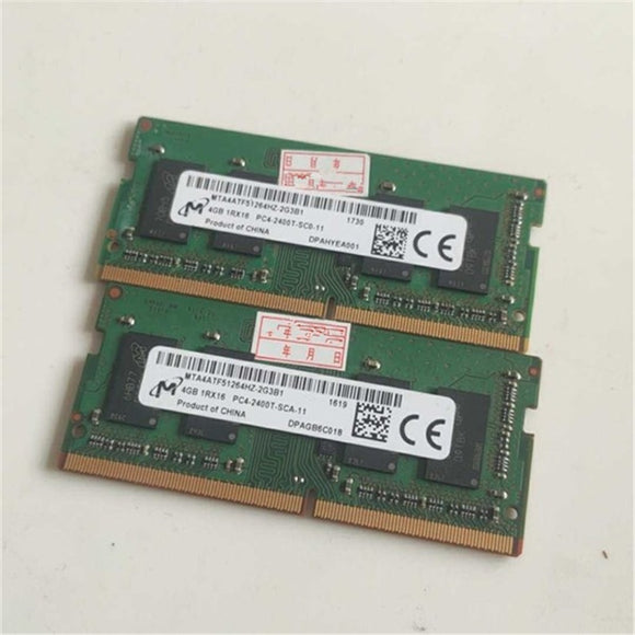 Micron memoria  DDR4 RAMs 4GB 1RX16 PC4-2400T-SCO/SCA-11 DDR4 4GB 2400MHz for Laptop memory ram 1PCS