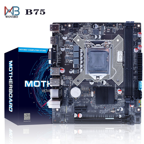 B75 Motherboard LGA 1155 DDR3 Memory SATA III USB 3.0 For Intel LGA1155 Core i7 i5 i3 Xeon CPU Computer Mainboard Placa Mae